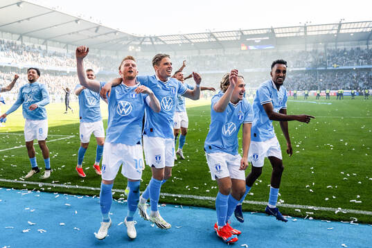 Malmö FFs Anders Christiansen, Jens Stryger Larsen,