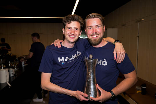 Malmö FFs assisterande tränare Martin Falk och