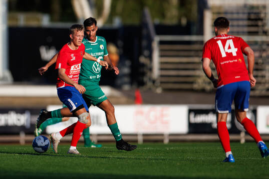 Varbergs Melwin Dahlin och Landvetters Ahmed Hussain