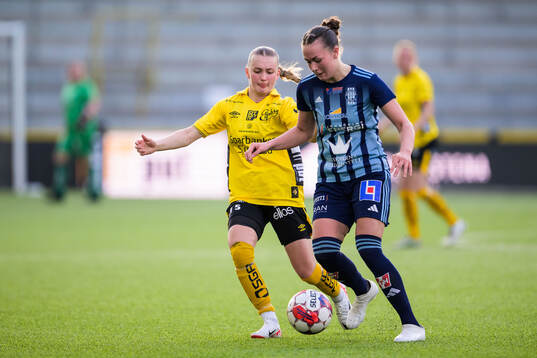 Elfsborgs Elin Johansson och Husqvarnas Ronja Lind