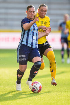 Husqvarnas Isa Jansson och Elfsborgs Stina Jensen