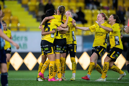 Elfsborgs spelare jublar