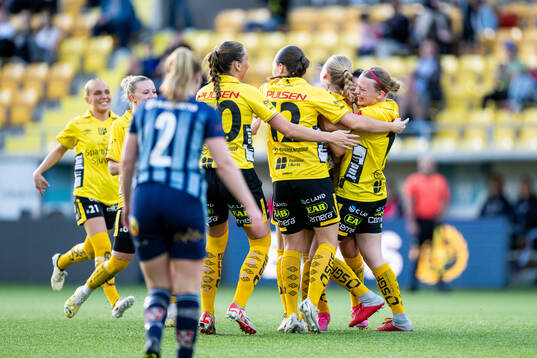 Elfsborgs spelare jublar