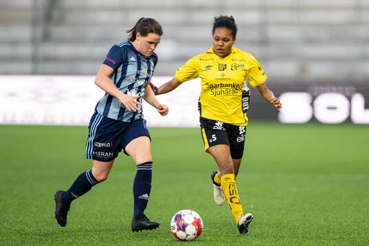 Husqvarnas Moa Axelsson och Elfsborgs Vanessa Lopez