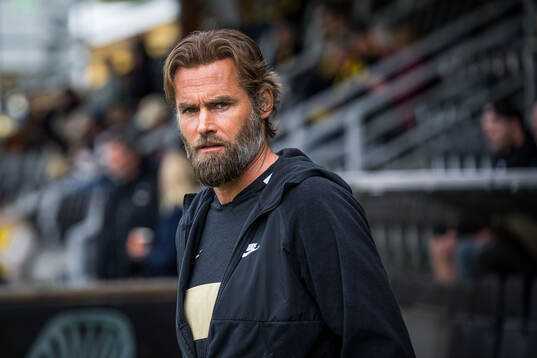 Brommapojkarnas tränare Olof Mellberg