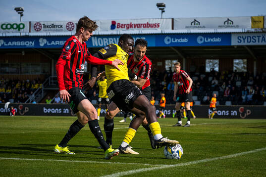 Brommapojkarnas Frederik Christensen och André Calisir och