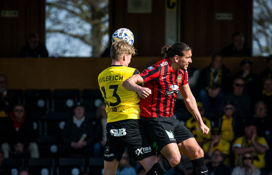 Mjällbys Jacob Kiilerich Rask och Brommapojkarnas Nikola