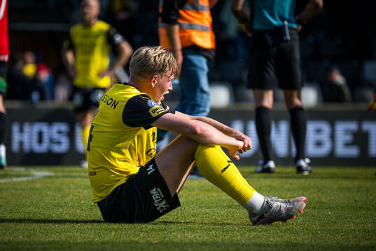 Mjällbys Herman Johansson deppar