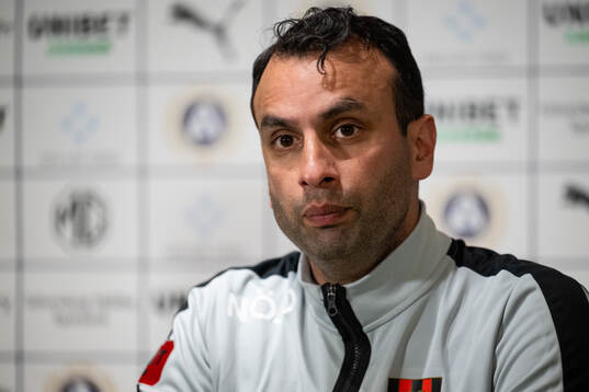Brommapojkarnas tränare Andreas Engelmark