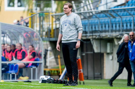 Trelleborgs tränare Joakim Felldin