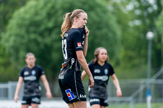 Växjö DFFs Elin Nilsson deppar