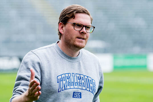 Trelleborgs tränare Joakim Felldin