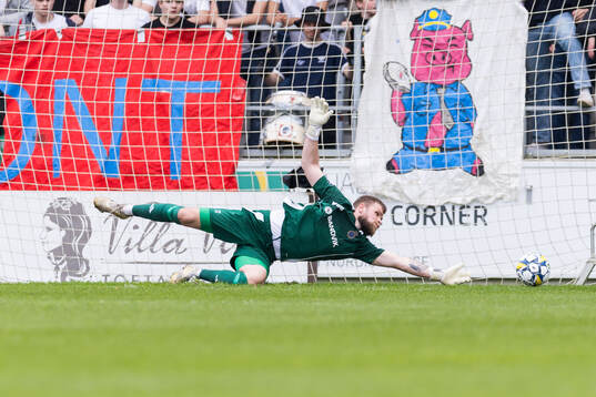 Gefles målvakt Tobias Johansson