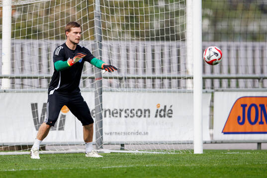 Falkenbergs målvakt Anton Andersson