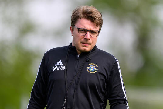 Ängelholms assisterande tränare Tim Hallén