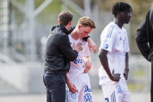 GIF Sundsvalls tränare Douglas Jakobsen och Hugo Aviander