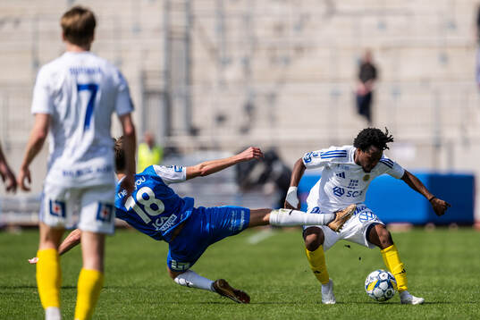 IK Oddevolds Gustav Forssell och GIF Sundsvalls Abdul-Halik