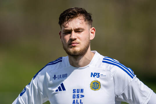 GIF Sundsvalls Ludvig Svanberg vid line-up