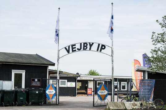 Exteriör av Vejby IP