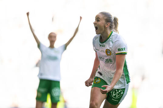 Hammarbys Anna Jøsendal jublar
