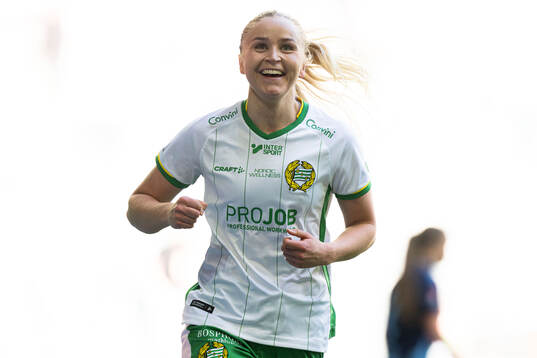 Hammarbys Anna Jøsendal jublar