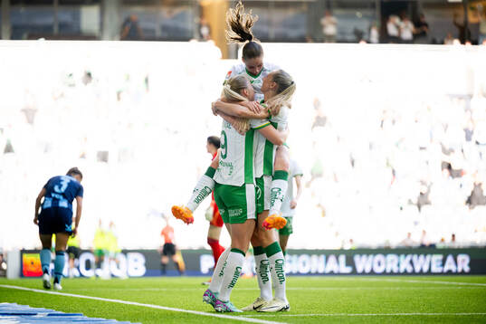 Hammarbys Anna Jøsendal jublar