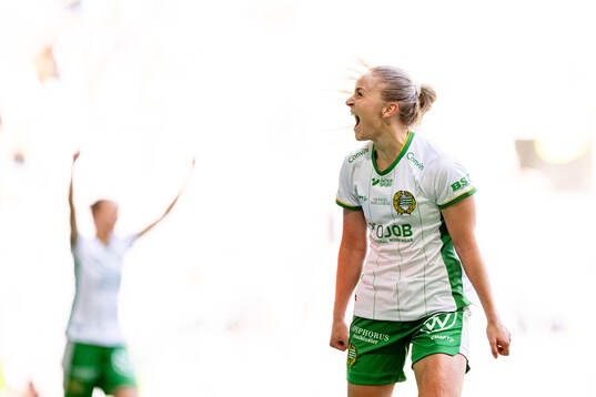 Hammarbys Anna Jøsendal jublar