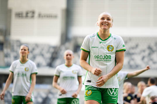 Hammarbys Anna Jøsendal jublar