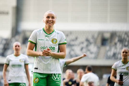 Hammarbys Anna Jøsendal jublar
