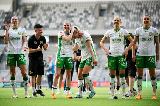 Hammarbys Anna Jøsendal jublar