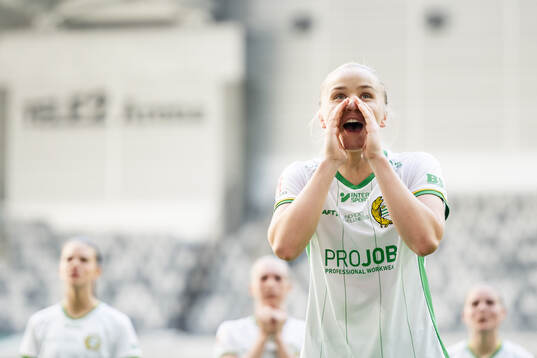 Hammarbys Anna Jøsendal jublar