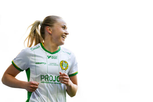 Hammarbys Anna Jøsendal jublar