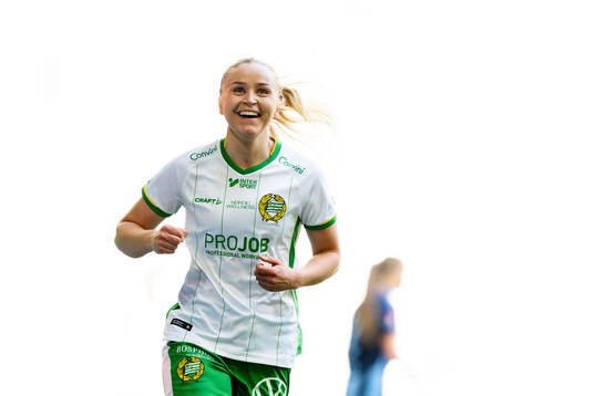 Hammarbys Anna Jøsendal jublar