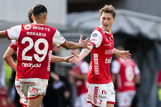Kalmars Kevin Jensen jublar