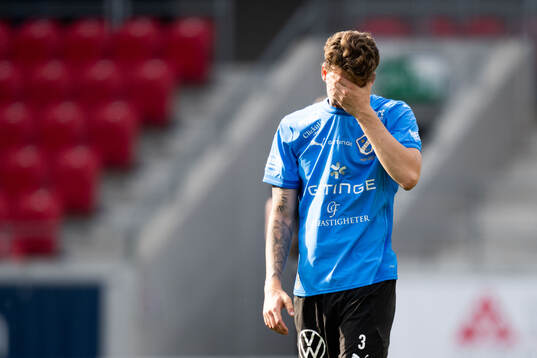 Halmstads Gabriel Wallentin deppar