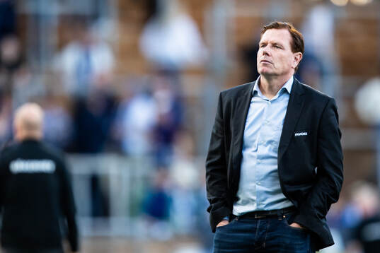 Sirius tränare Christer Mattiasson deppar
