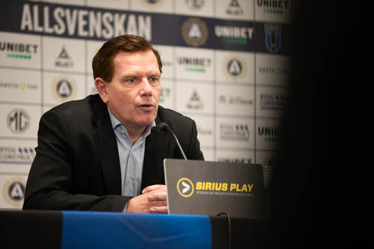Sirius tränare Christer Mattiasson