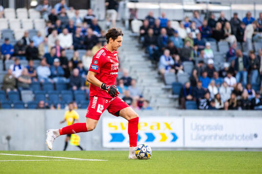 Sirius målvakt David Mitov Nilsson