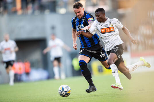 Sirius Henrik Castegren och Häckens Akoua Romeo Amane