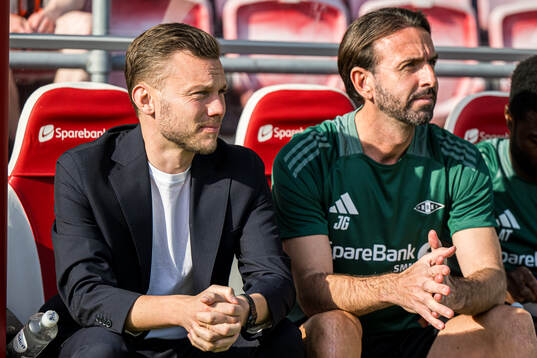 Alfred Johansson, head coach of Rosenborg, and Jordi