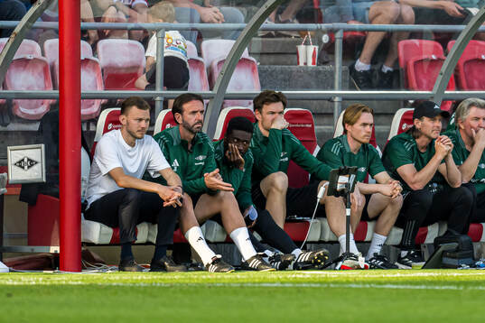 Alfred Johansson, head coach of Rosenborg, Jordi González,