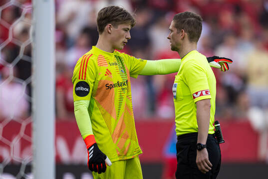 Sander Tangvik of Rosenborg and Espen Andreas Eskås,