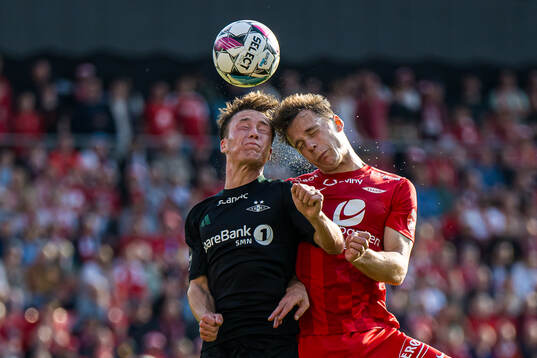 Jesper Reitan-Sunde of Rosenborg and Felix Horn Myhre of