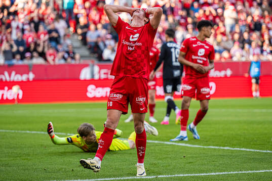 Emil Kornvig of Brann reacts