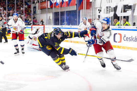 Isac Lundeström of Sweden and Radan Lenc of Czech Republic