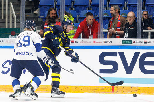 Helenius Konsta of Finland and Christoffer Ehn of Sweden