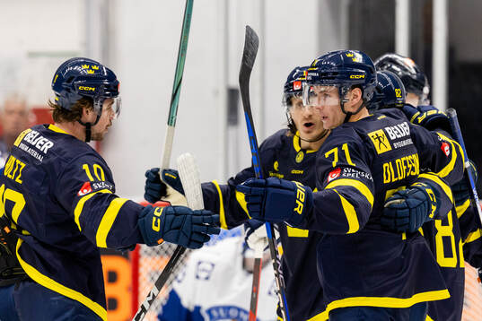 Alexander Holtz , Marcus Sörensen, Victor Olofsson and