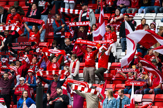 Spectators in the stands
