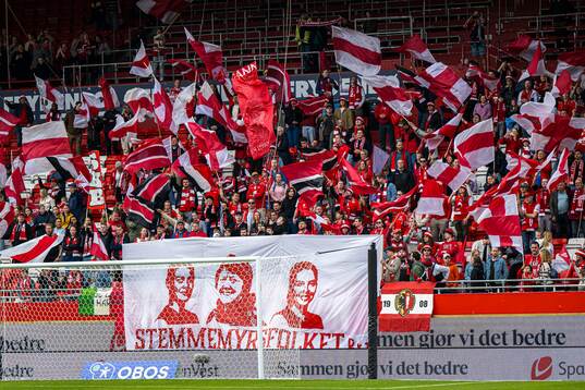 Spectators in the stands
