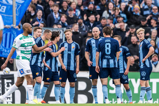 Djurgårdens spelare deppar
